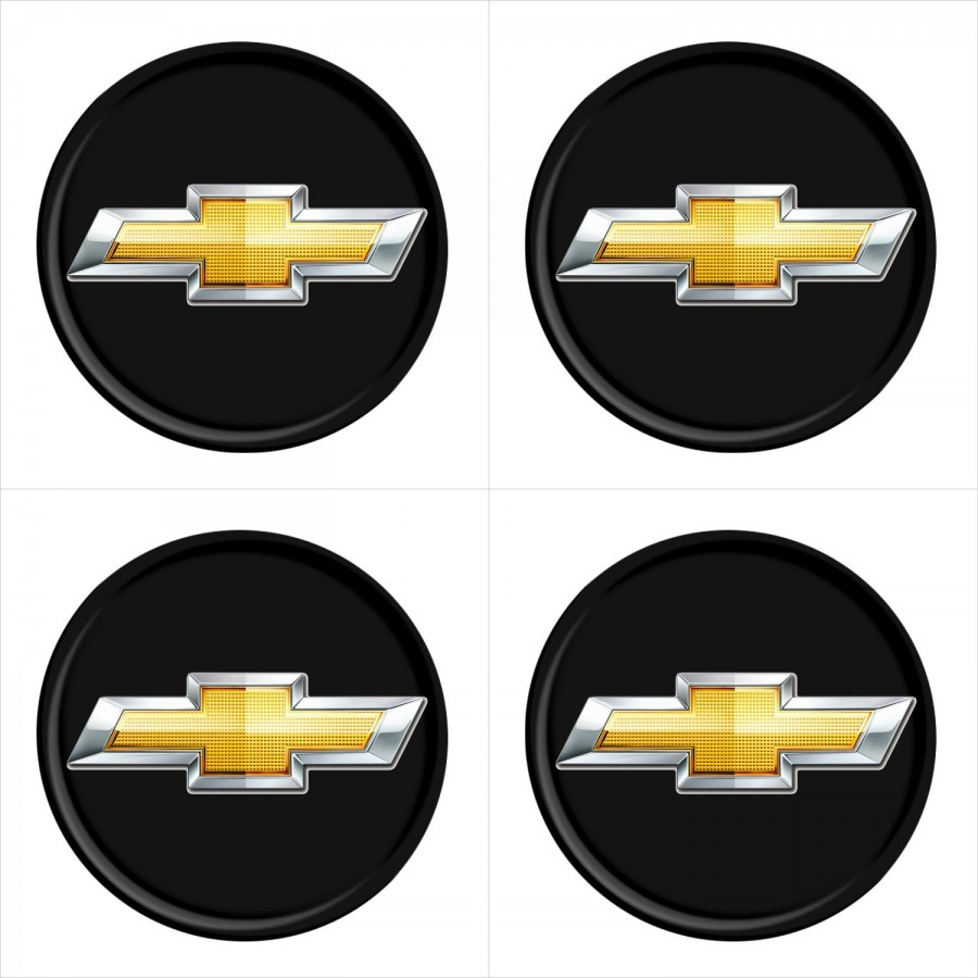 Emblema Adesivo Resinado Calota Chevrolet
