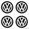 Emblema Adesivo Resinado Calota Volkswagem