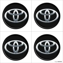 Emblema Adesivo Resinado Calota Toyota