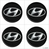 Emblema Adesivo Resinado Calota Hyundai