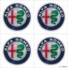 Emblema Adesivo Resinado Calota Alfa Romeu