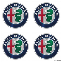 Emblema Adesivo Resinado Calota Alfa Romeu