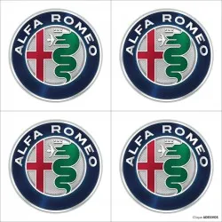 Emblema Adesivo Resinado Calota Alfa Romeu