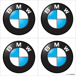 Emblema Adesivo Resinado Calota BMW