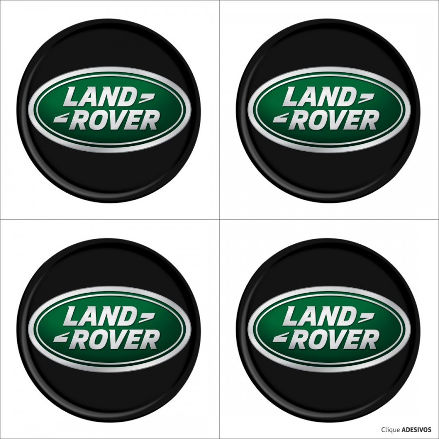 Emblema Adesivo Resinado Calota Land Rover