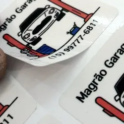 Adesivo PVC Base Branca Impresso e Laminado - A PARTIR DE: