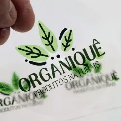Adesivo Impresso PVC Transparente com Recorte - A PARTIR DE: