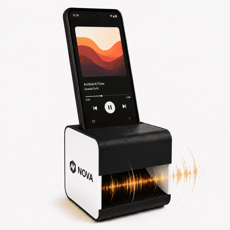 Caixa Acústica Passiva para Smartphone Personalizada – Amplificador 3D