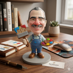 Miniatura 3D Personalizada Estilo Cartum