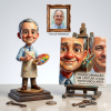Miniatura 3D Personalizada Estilo Cartum - 12cm com Pintura Artesanal