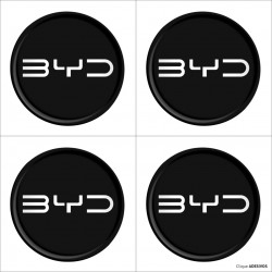 Emblema Adesivo Resinado Calota BYD