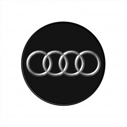 Emblema Adesivo Resinado Calota Audi