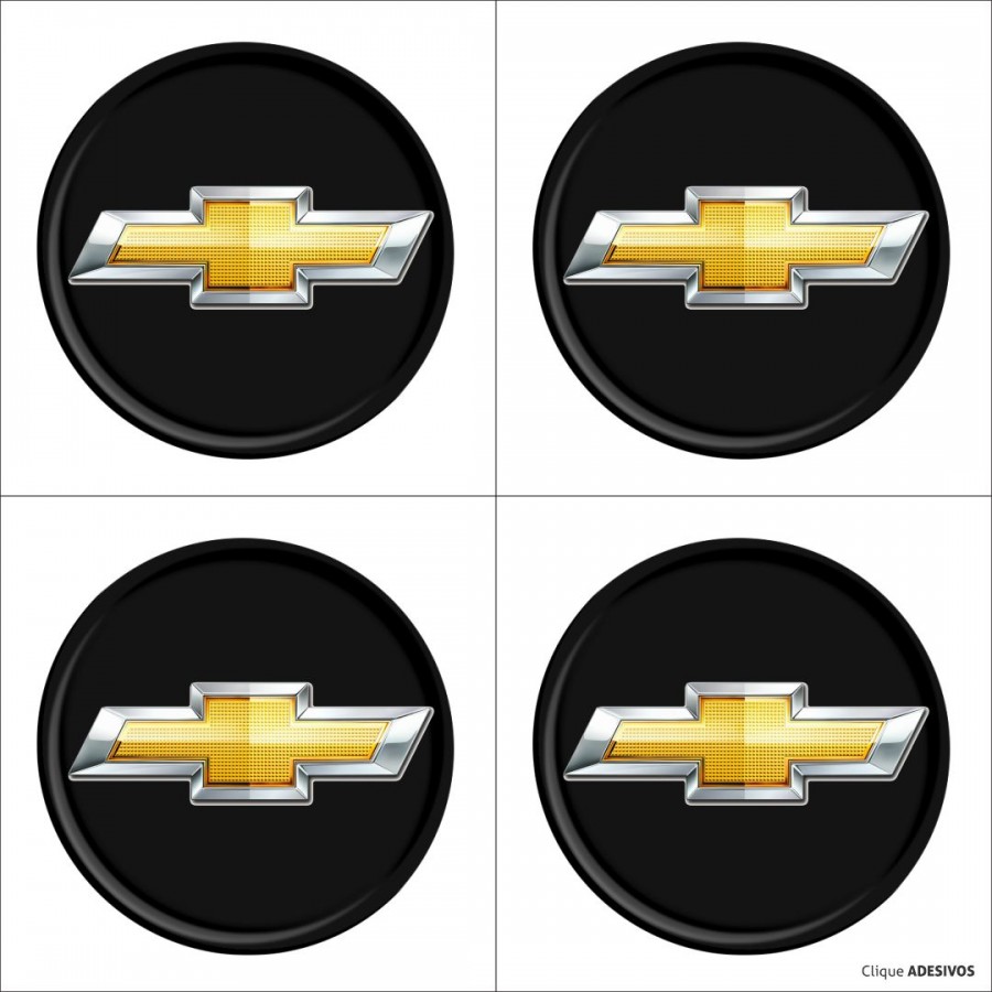 Emblema Adesivo Resinado Calota Chevrolet