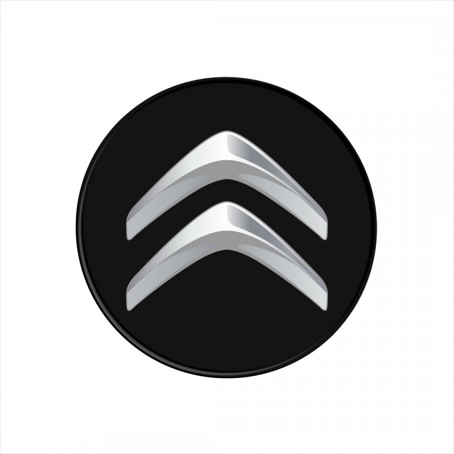 Emblema Adesivo Resinado Calota Citroen