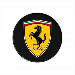 Emblema Adesivo Resinado Calota Ferrari