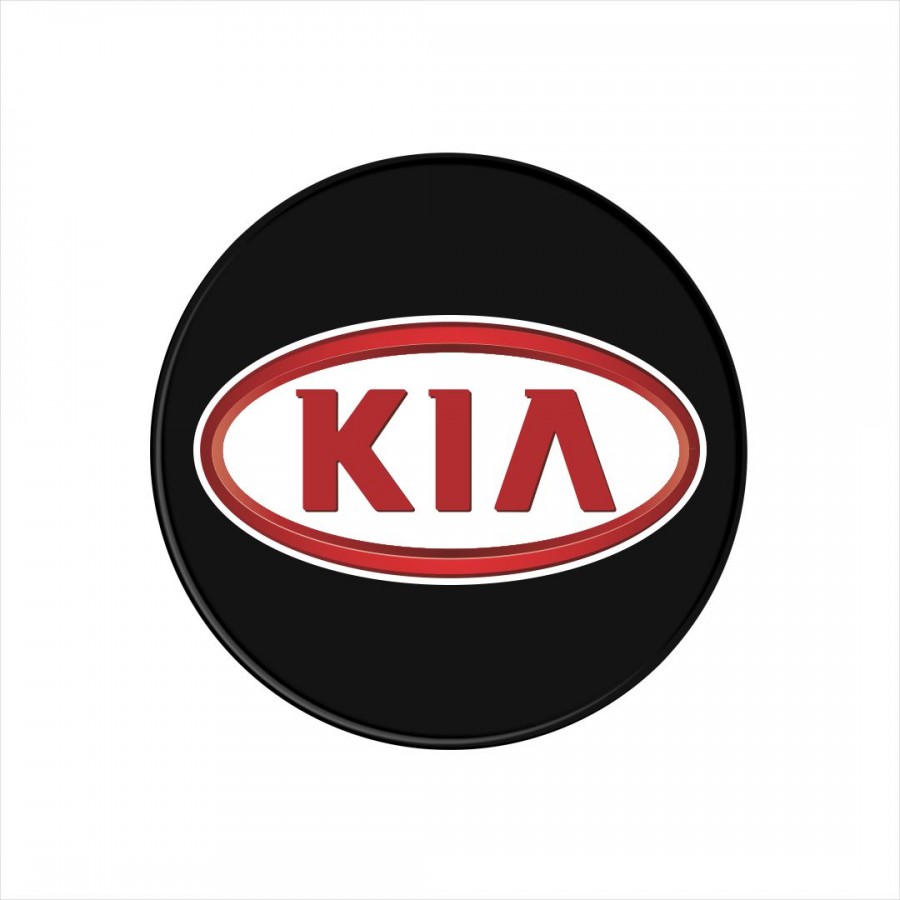 Emblema Adesivo Resinado Calota Kia