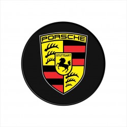 Emblema Adesivo Resinado Calota Porche