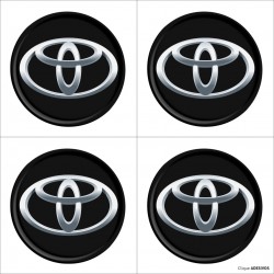 Emblema Adesivo Resinado Calota Toyota