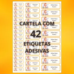 Etiquetas Escolares Personalizadas - Sereia 2