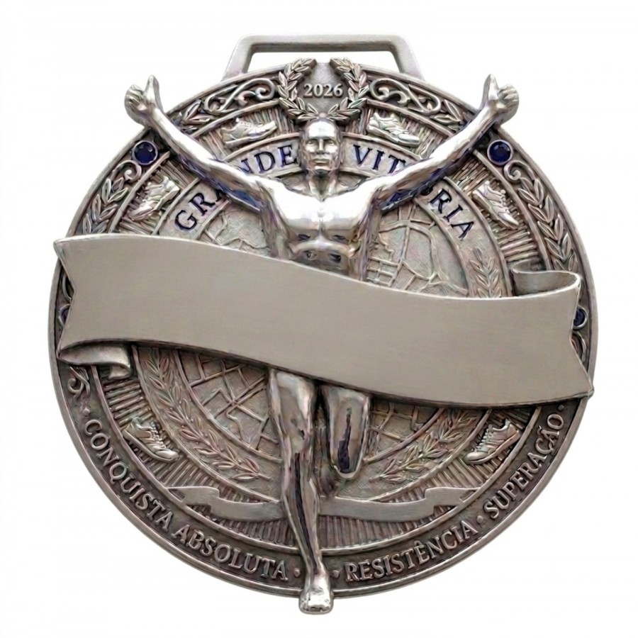 Medalha em Acrílico Personalizada - 7x7 cm