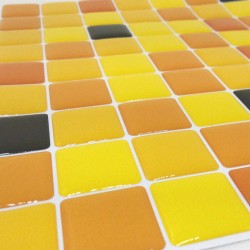 Pastilha Adesiva Resinada Girassol