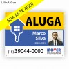 Placa para Imobiliária - 60x40 cm