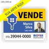 Placa para Imobiliária - 60x40 cm