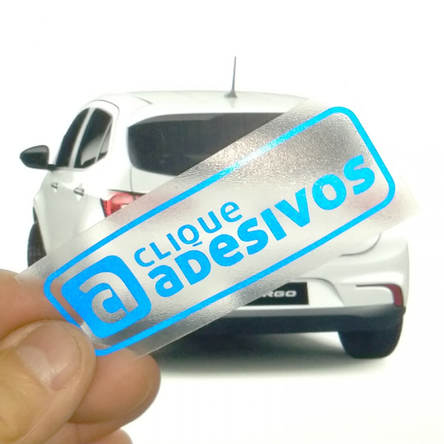 Adesivo Refletivo Monocromático Recorte Especial
