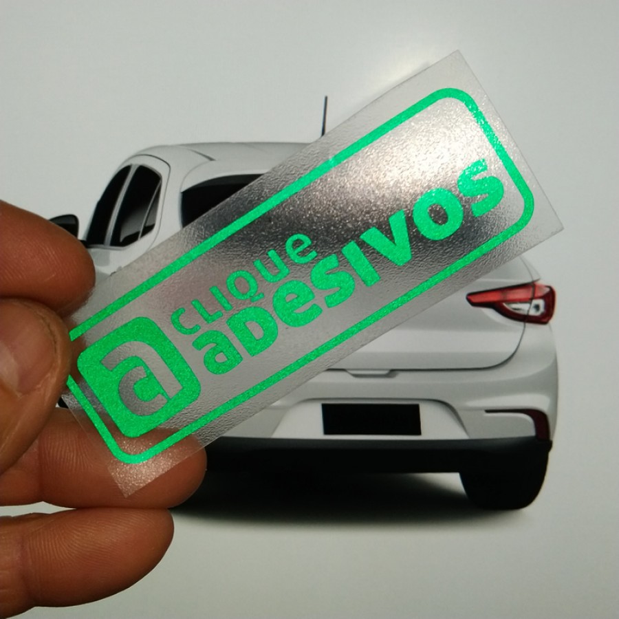 Adesivo Refletivo Monocromático Recorte Especial