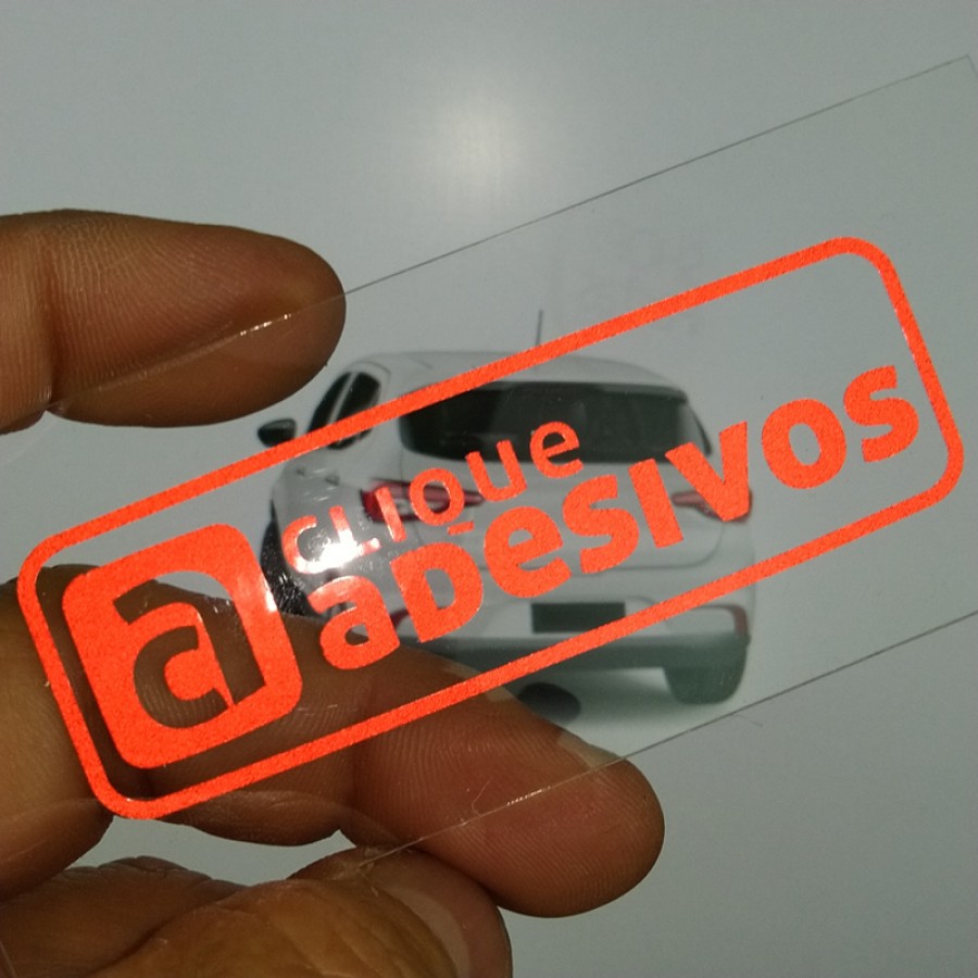 Adesivo Refletivo Monocromático Recorte Especial